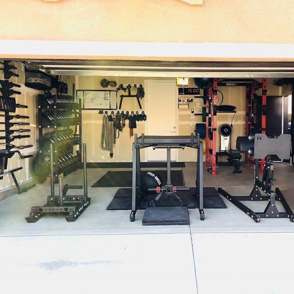 Top 75 Best Garage Gym Ideas Home, Garage Workout Equipment Ideas