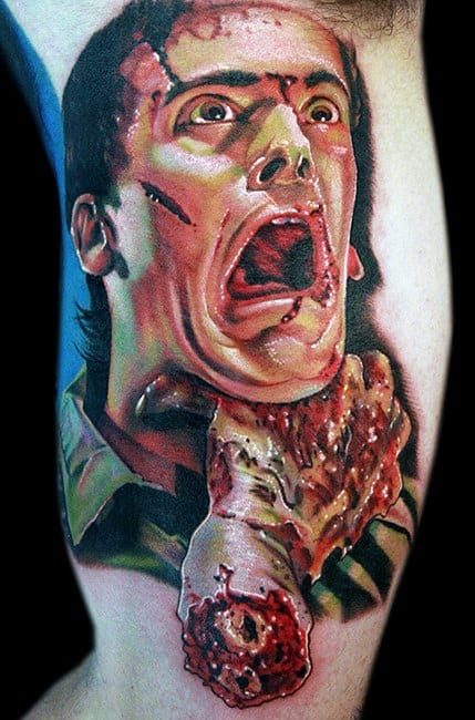 Evil Dead Tattoo Ideas For Gentlemen