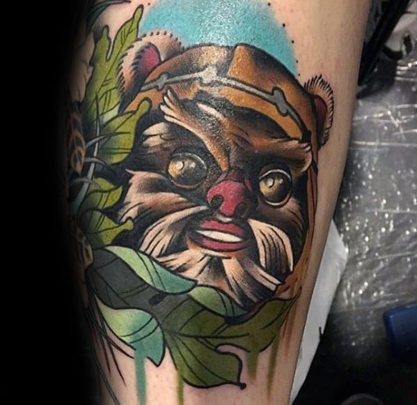 60 Ewok Tattoos For Men - Star Wars Ink Ideas