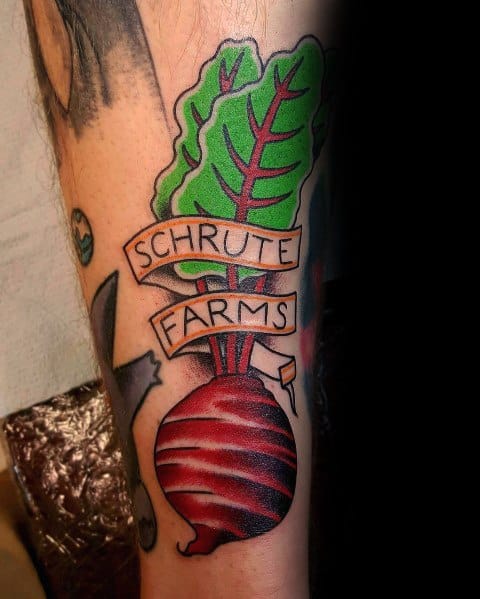 Excellent Guys Beet Schrute Farms The Office Tattoos