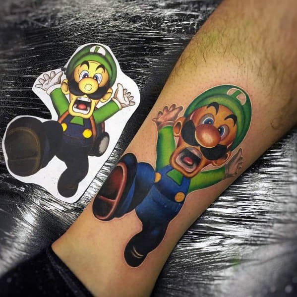Excellent Guys Luigi Tattoos
