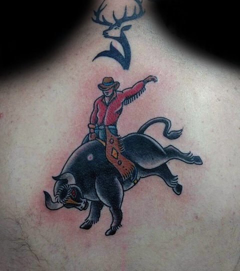 Bull tattoos Bull riding Bull skull tattoos