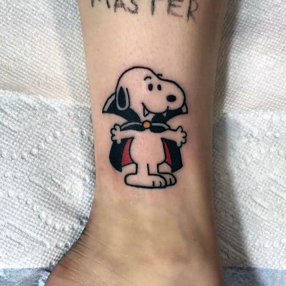 Tattooistchan on Instagram Crhome Snoopy tattoo tattoos blacktattoo  realism realismtattoo realistic realistictattoo snoopy snoopytattoo  minitattoo