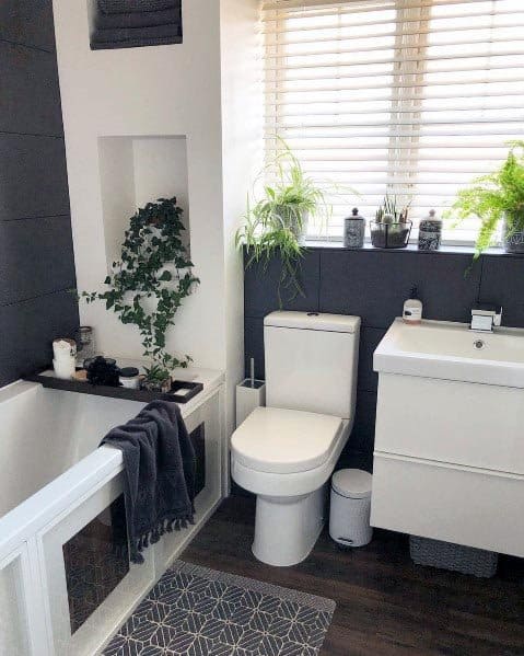Excellent Interior Ideas Grey Bathroom