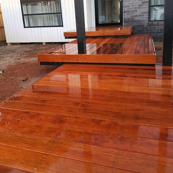 multi-level floating deck 