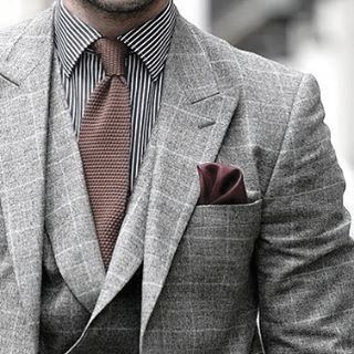 Exceptional Guys Styles With Grey Suit And Striped Dress Shirt