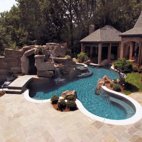 Exceptional Large Rock Pool Waterfall Ideas