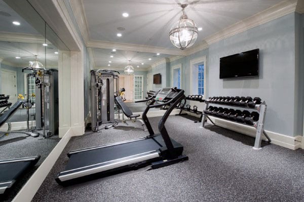 Exercise Home Gym Room Inspiration Ideas