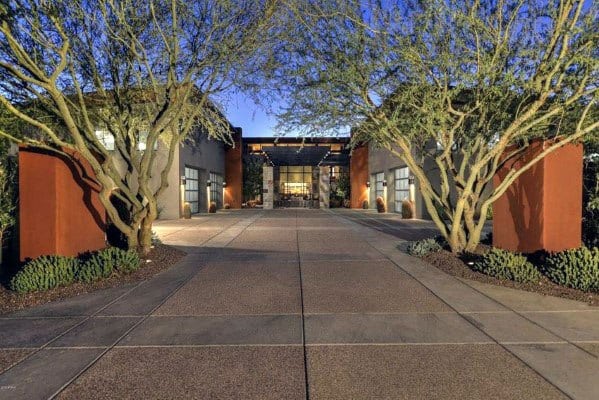 Exterior Ideas Driveway Landscaping