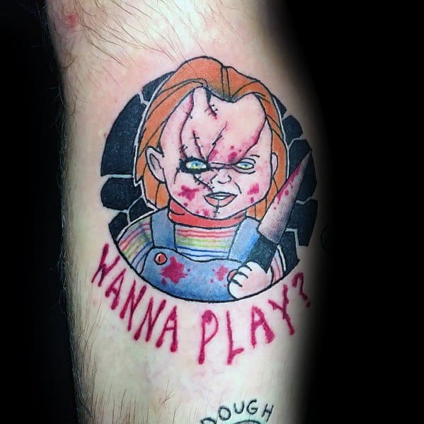 Fantastic Chucky Tattoo Designs For Men