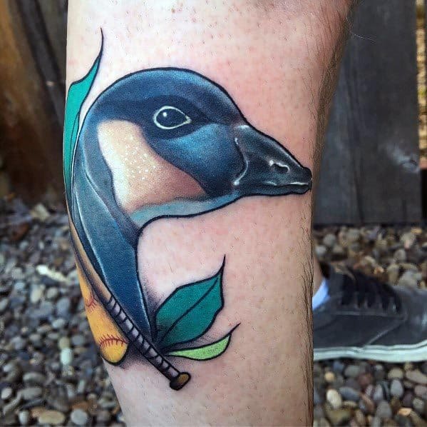 Fantastic Goose Tattoo Designs For Men