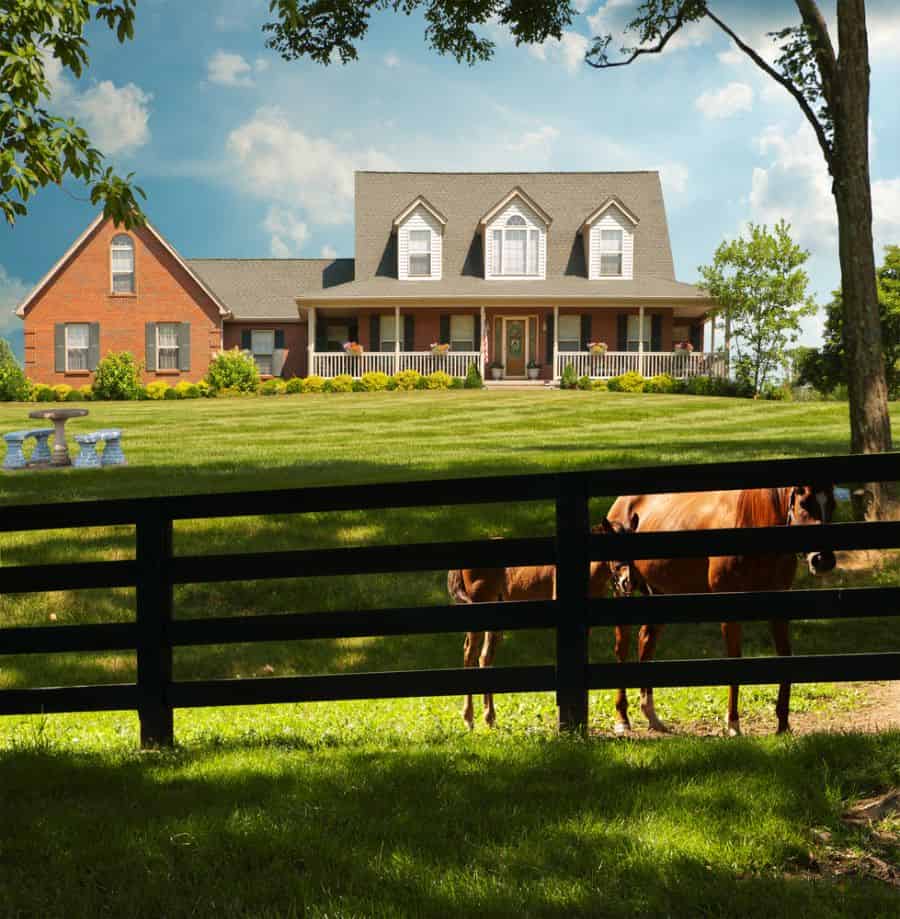 farmhouse style estate home