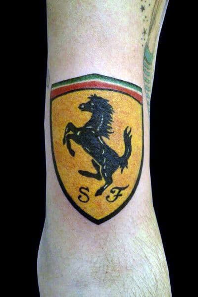Ferrari Mens Tattoos