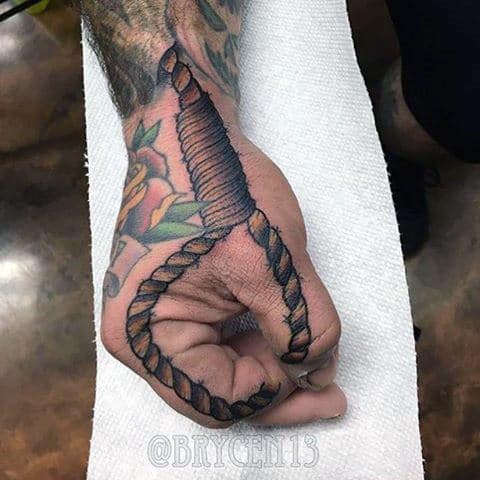 Hangmans noose by Krzysztof Szeszko  Tattoogridnet