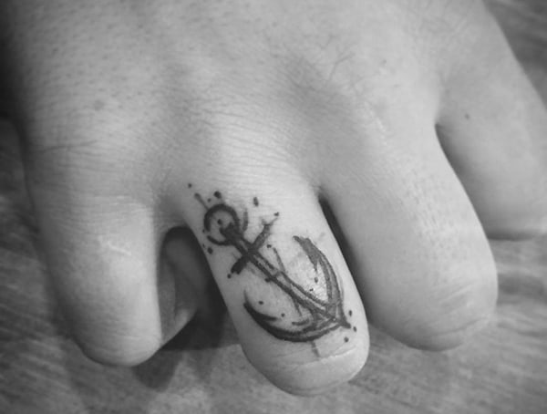 Finger Tattoo Fading