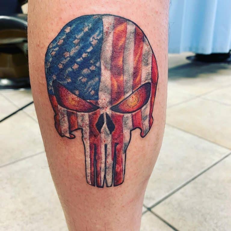 Top 73+ Best Punisher Skull Tattoos Ideas - [2021 Inspiration Guide]