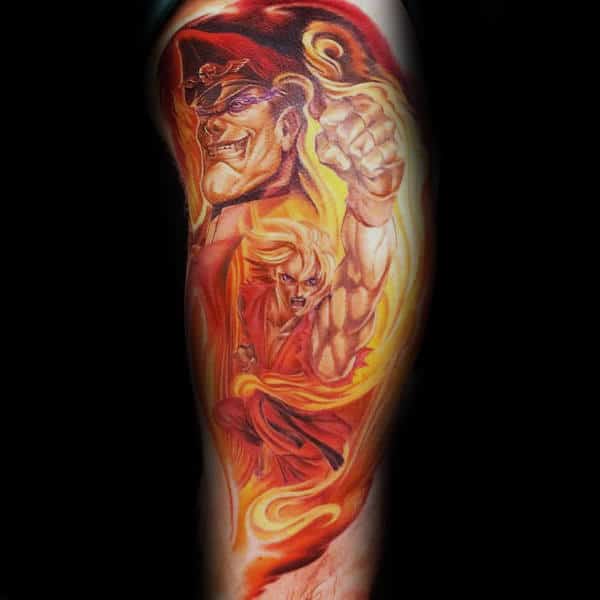21 Street Fighter Tattoos Youll Actually Want On Your Body