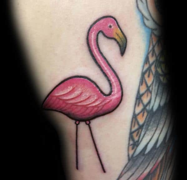 Flamingo Themed Tattoo Design Inspiration