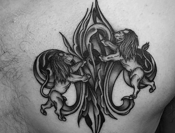 Fleur De Lis Meaning Symbolic Guys Tattoo Ideas