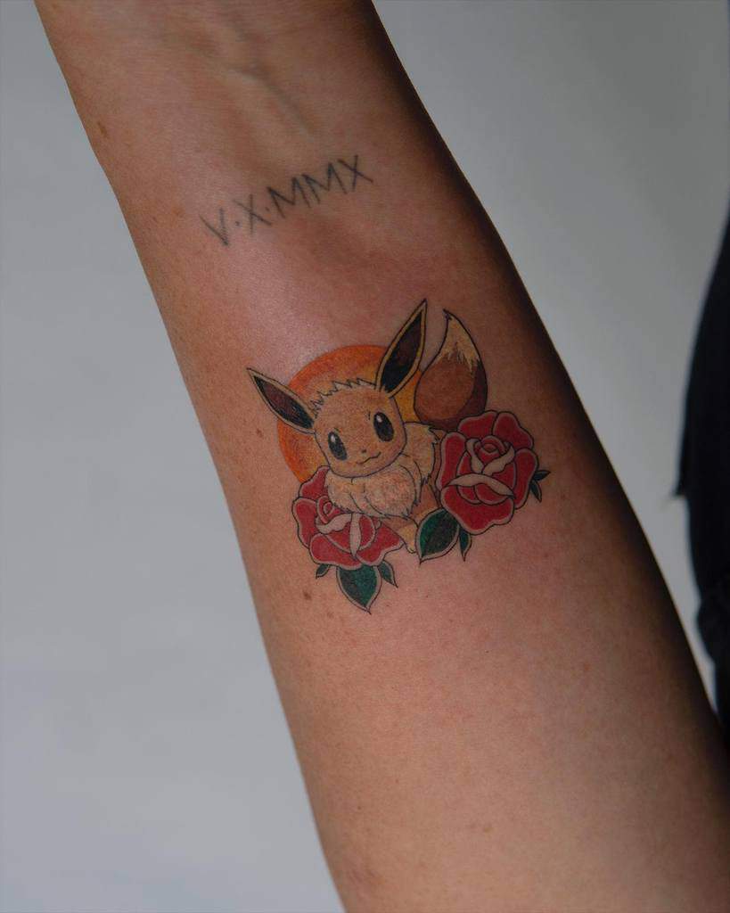 Floral Eevee Tattoos Okidtattoo