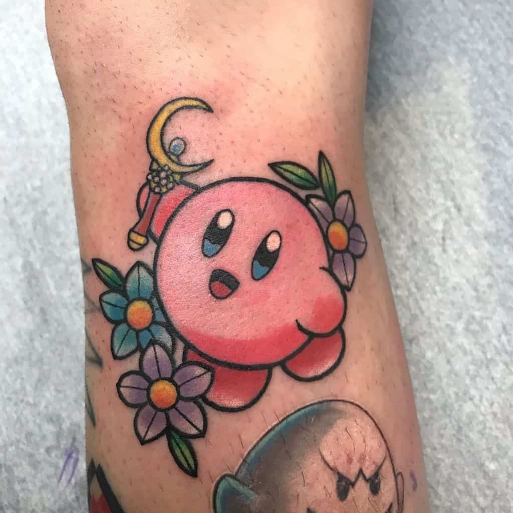 Floral Kirby Tattoos Jesseraetattoos