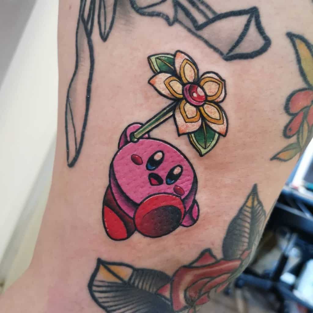 Floral Kirby Tattoos Leeroyinks