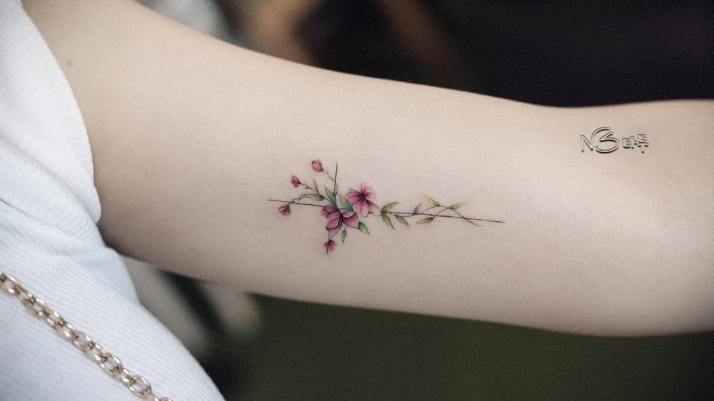 flower cross tattoos for women nstattooer