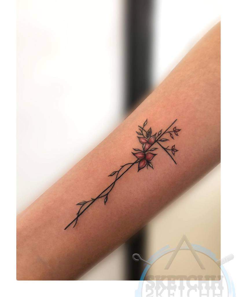 flower cross tattoos for women sketchhtattoostudio