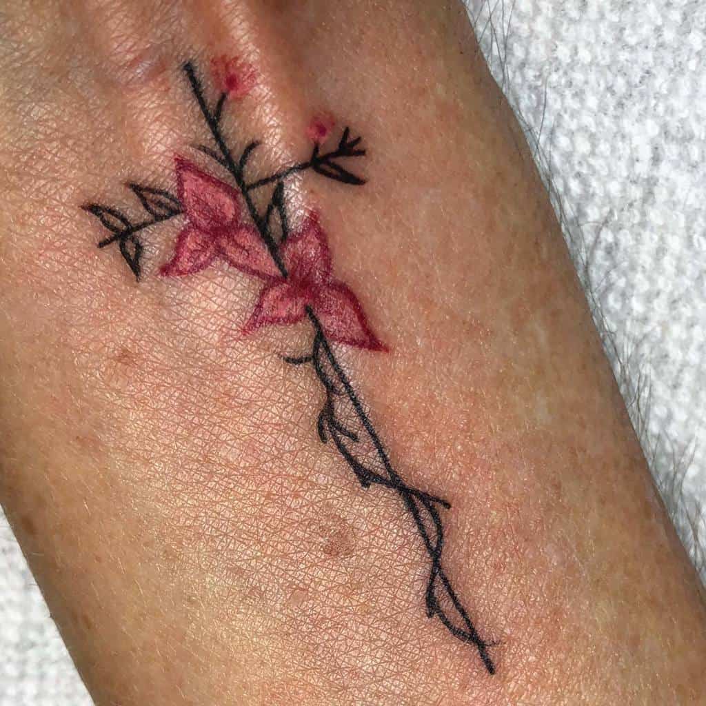flower cross tattoos for women tattoosbymarz
