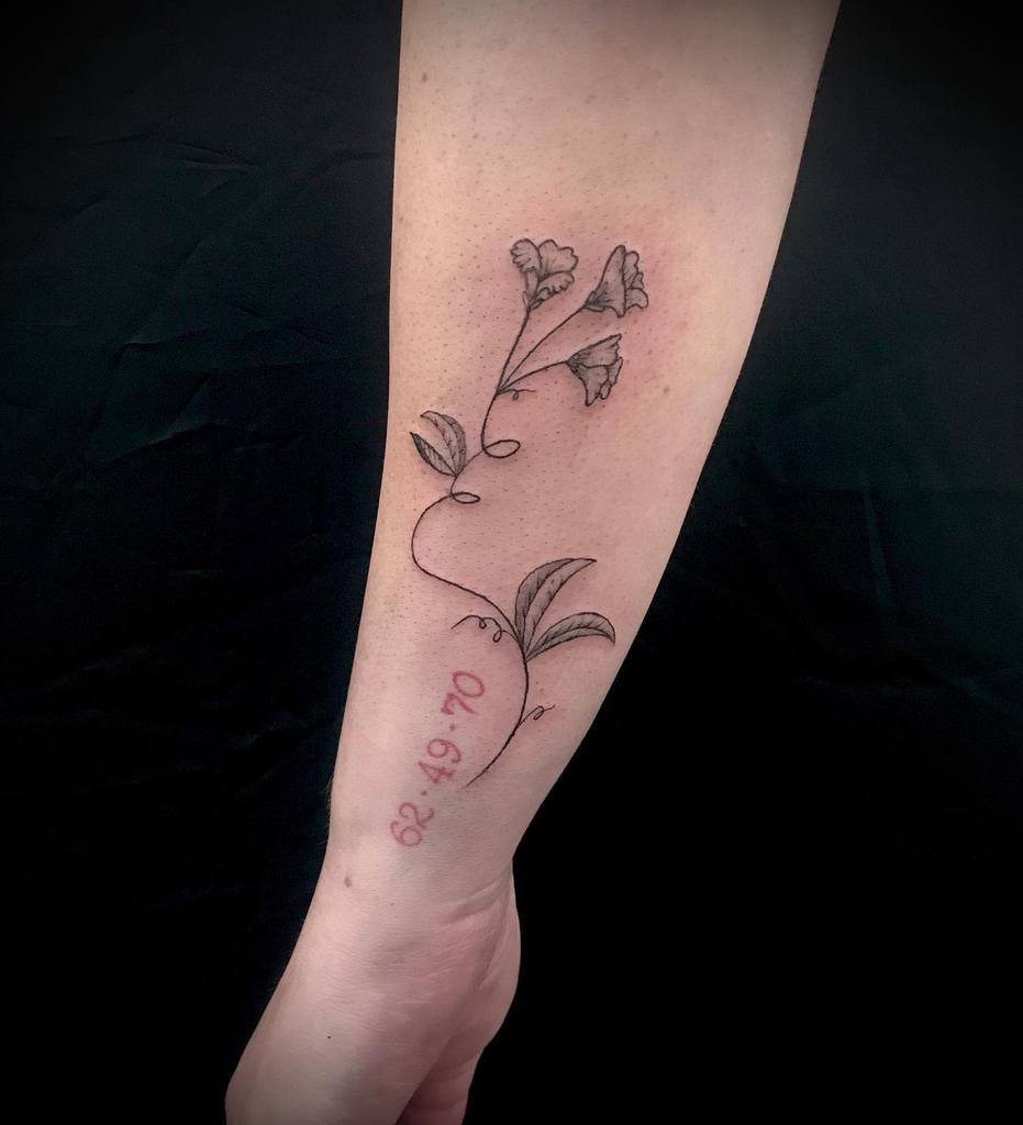 flower forearm tattoos for women raeatwoodtattoos
