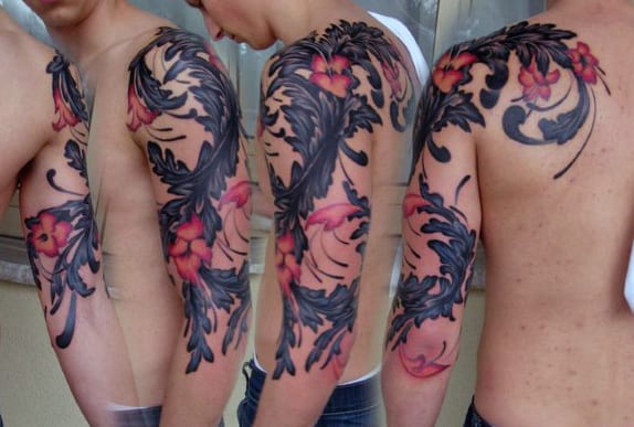 Flower Tattoo Designs For Guys