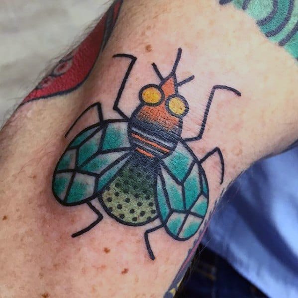 50 Fly Tattoo Designs For Men - Insect Ink Ideas