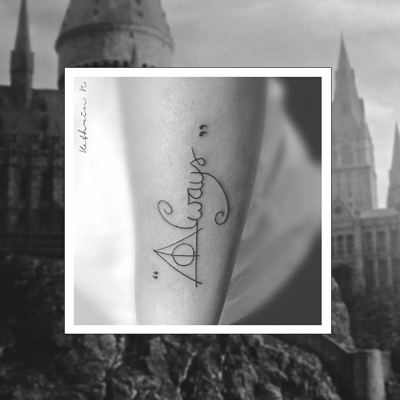 Always' Tattoo Ideas for Fans of 'The Hunger Games' and 'Harry Potter'