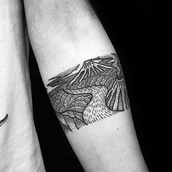 50 River Tattoos For Men - Flowing Water Ink Ideas