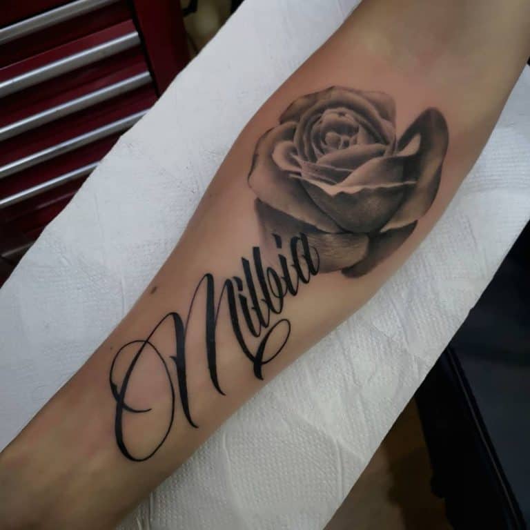 Black and Gray Rose Tattoo Ideas