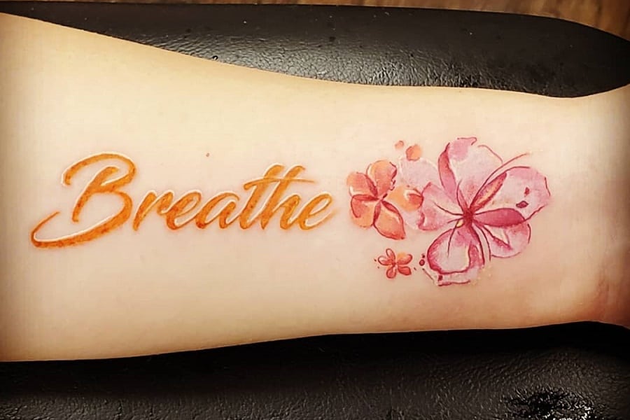 Breathe tattoo ideas