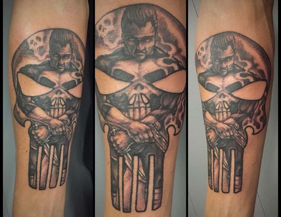 30 Best Punisher Skull Tattoo Ideas