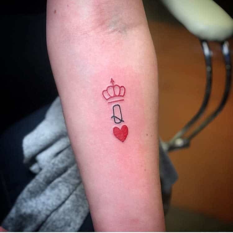 Tip 99 about king and queen of hearts tattoo designs super cool   indaotaonec