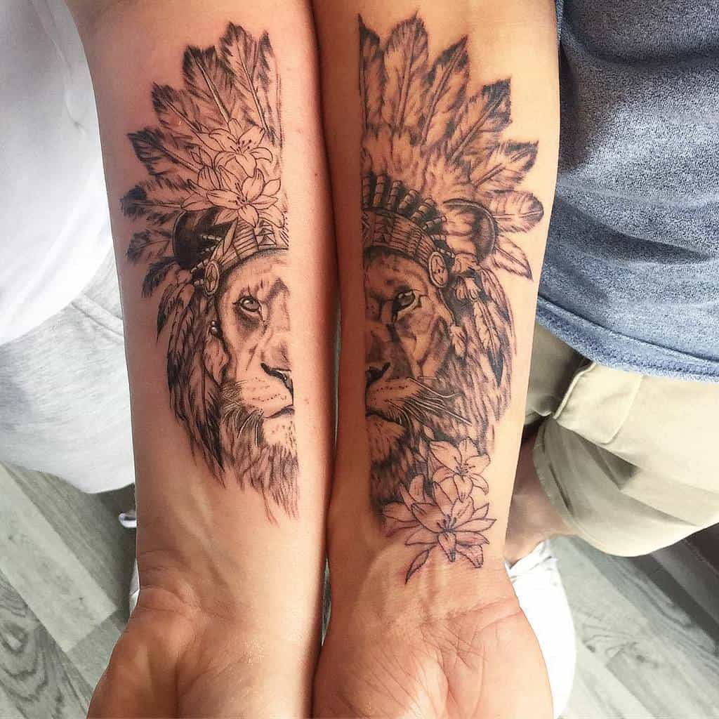 forearm-realistic-lion-bestfriend-tattoo-tashdeshmukhtattoos