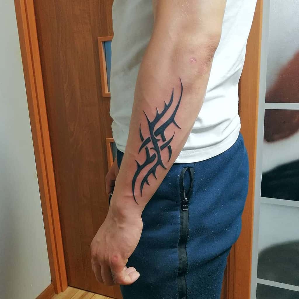 forearm simple tribal tattoos _colorofmysoul_