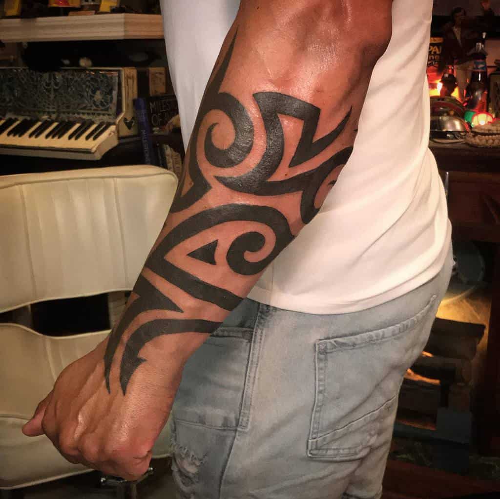 forearm simple tribal tattoos sloweace