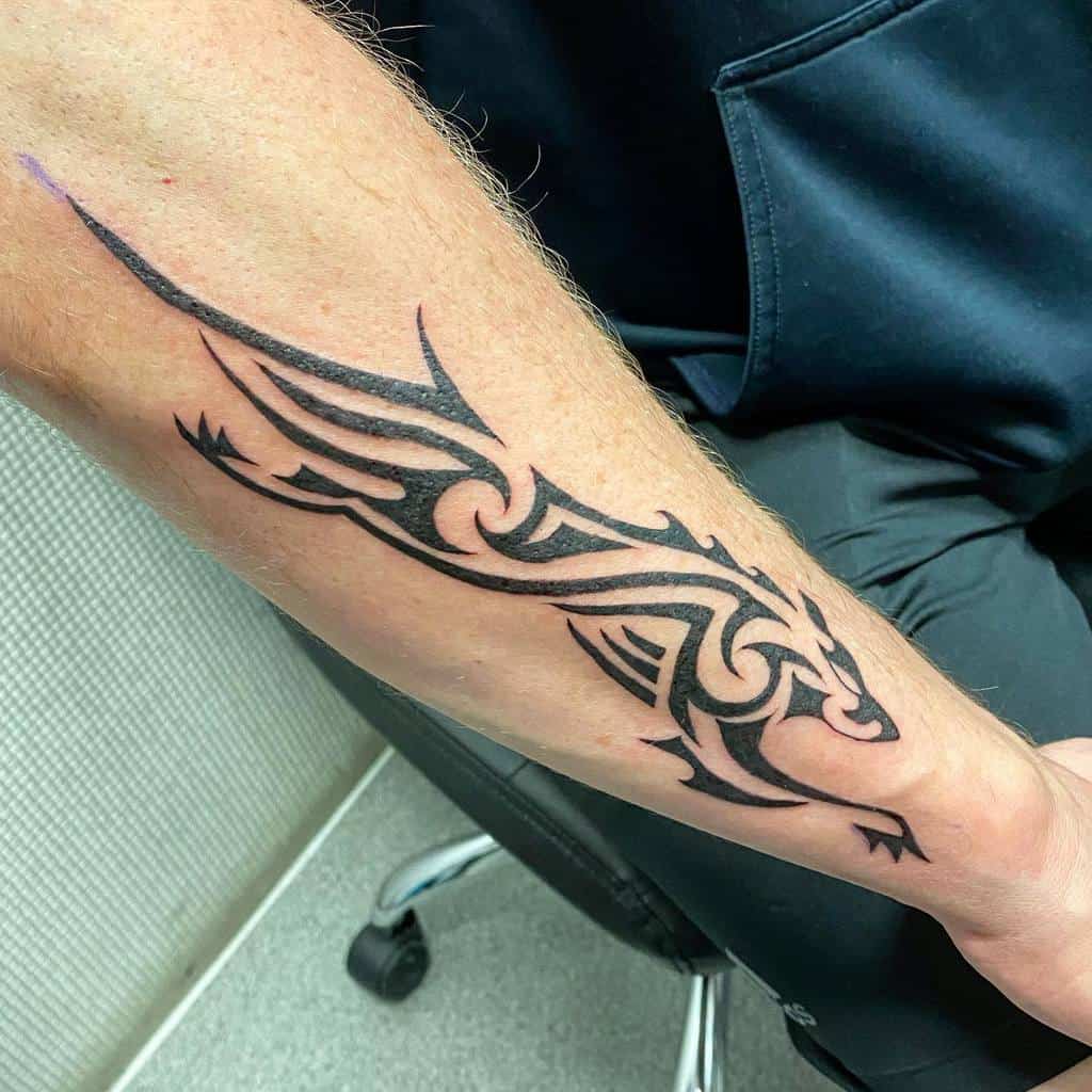 forearm simple tribal tattoos spc.tattoo