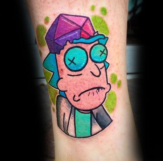 Forearm Small Rick And Morty Tattoo Ideas For Gentlemen