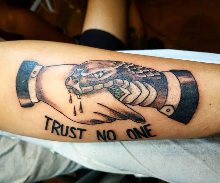 Small Trust Nobody Tattoo - wide 2