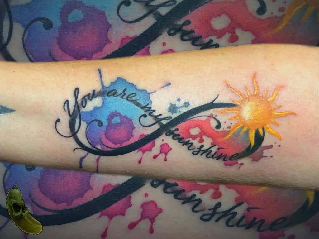 forearm you are my sunshine tattoos jasonhickle