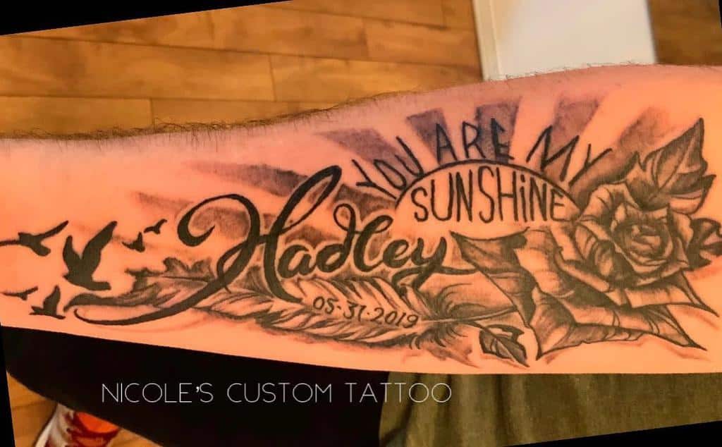 forearm you are my sunshine tattoos nicoles_tattoo_studio