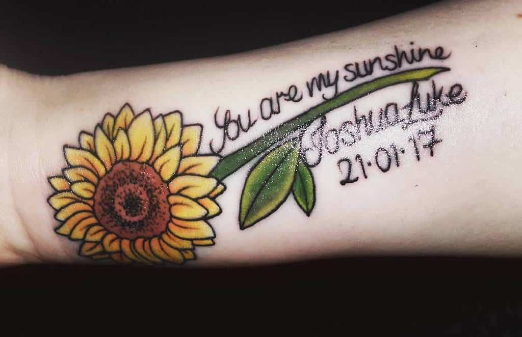 forearm you are my sunshine tattoos sjkwhitehouse