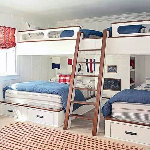shiplap bunk bed 