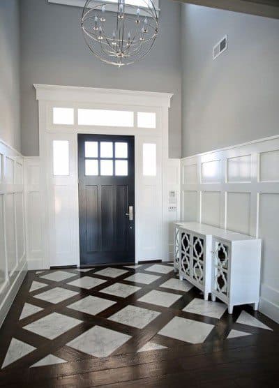 Front Entryway Wainscoting Hallway Ideas