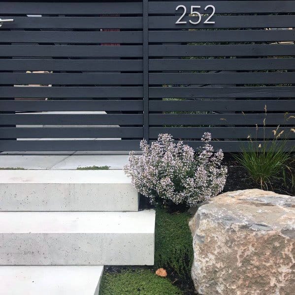 Front Yard Home Design Ideas Modern Fence